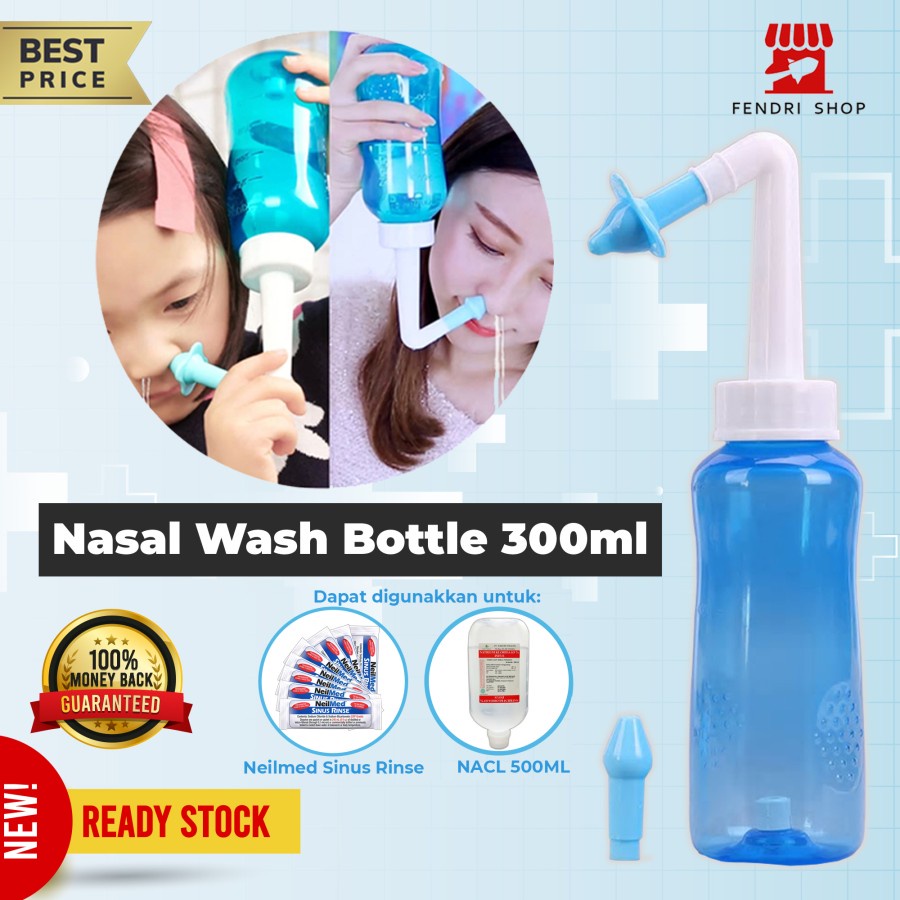 Botol cuci hidung / Nasal wash bottle 300ML cocok untuk sinus rinse