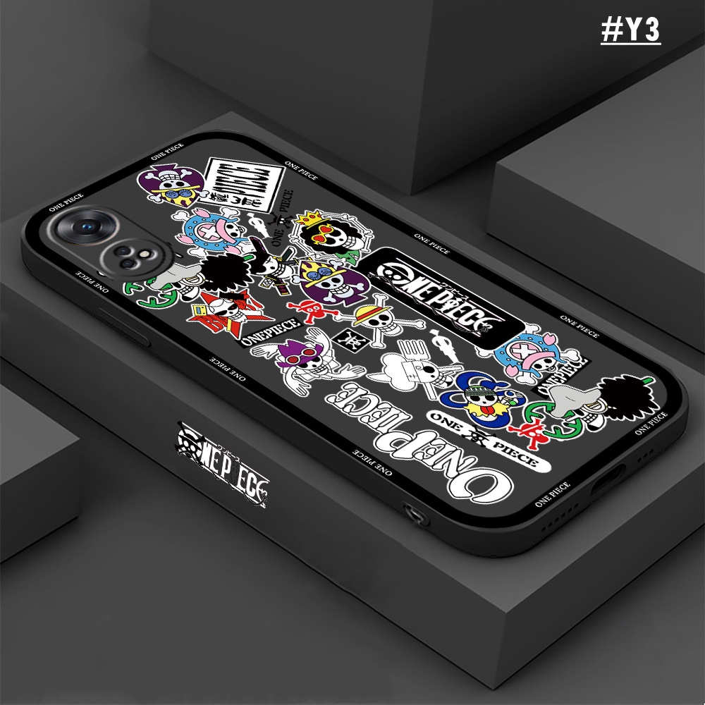 Oppo Reno 8T 4G A17 A17K A16 A57 2022 A15 A77S A16K A54 A53 A12 A5S A7 A3S A31 A52 A92 A94 A37 F9 A1K Reno 7 6 5F 4F Case Keren Anime Pirate King Lembut Silikon Phone Cover BY