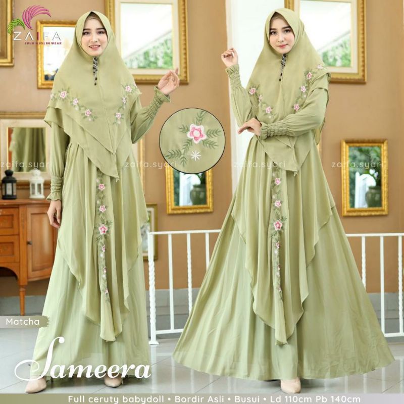 sameera gamis syari ori zaifa solo