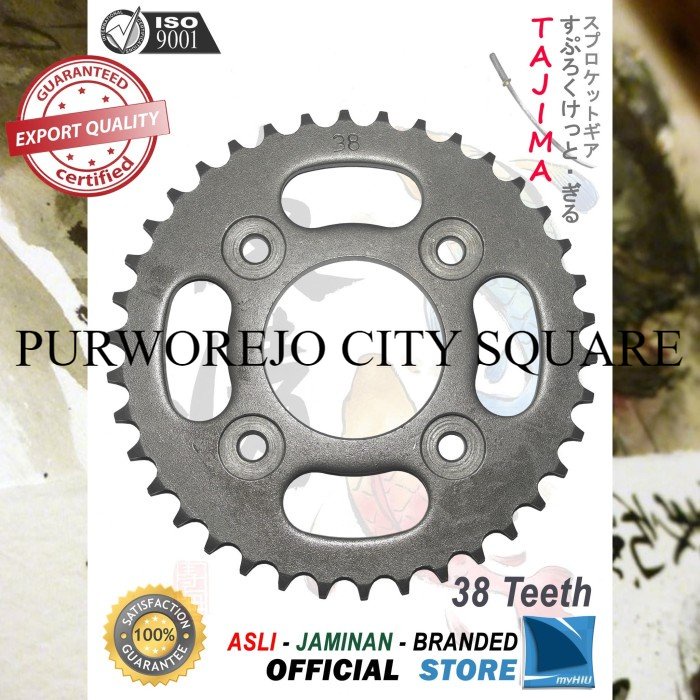 Spesial Gir Belakang / Gear Belakang 428-38T Honda Supra X 125/ New, F1 TAJIMA