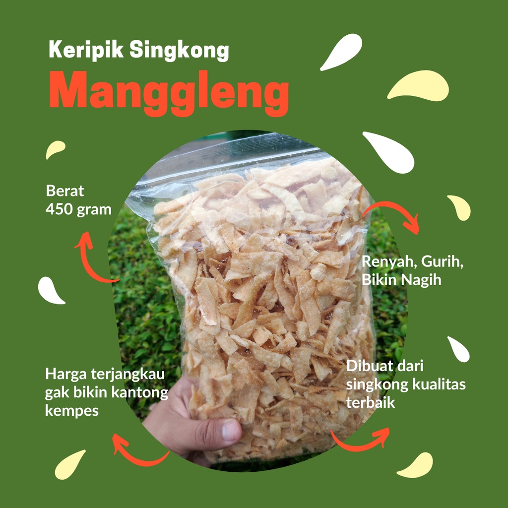

Keripik Singkong Manggleng Termurah Super Renyah 450 gram