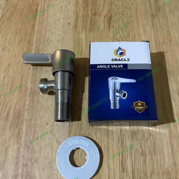 Kran keran shower ORACLE stainless F cabang satu / stop kran shower