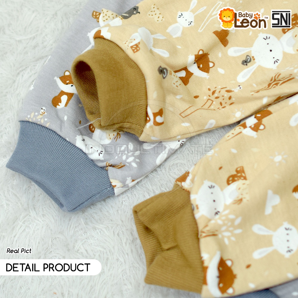 1 Pcs Celana Panjang BABY LEON COTTON Double Knit Celana Panjang Anak Bayi Newborn Celana  DS-115
