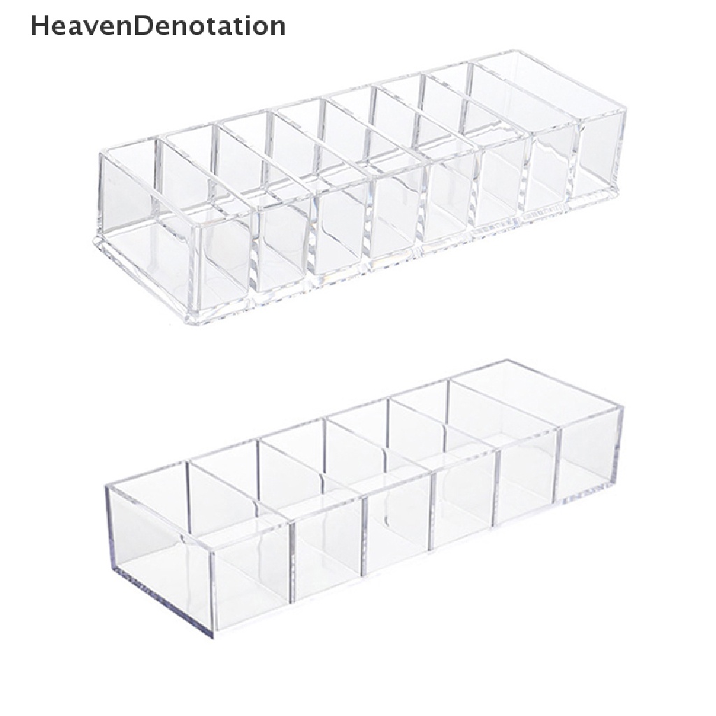 [HeavenDenotation] Kotak Penyimpanan Kosmetik Plastik Transparan Tempat Makeup Perhiasan Makeup Organizer HDV