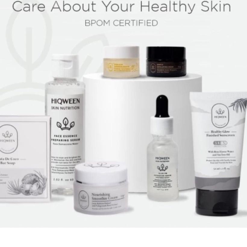 ☇ HIQWEEN SUNSCREEN BRIGHTENING AND GLOWING SKINCARE ➲