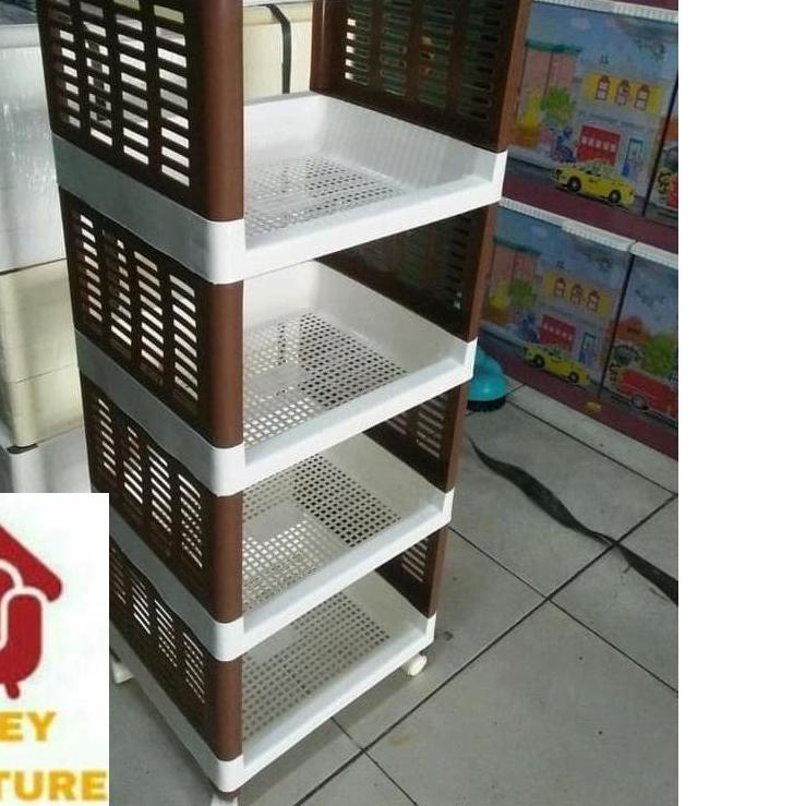 ➶ TERMURAH RAK SERBAGUNA /RAK SUSUN / RAK PLASTIK /RAK PORTABLE RODA /RAK BUKU ♣