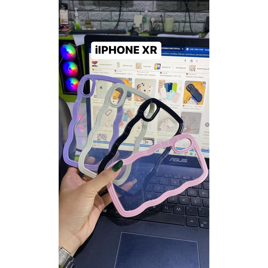 CASE  CURLY EDGE ( IPHONE XR) CASE TERBARU 2023 - CENTRAL GROSIR PGC