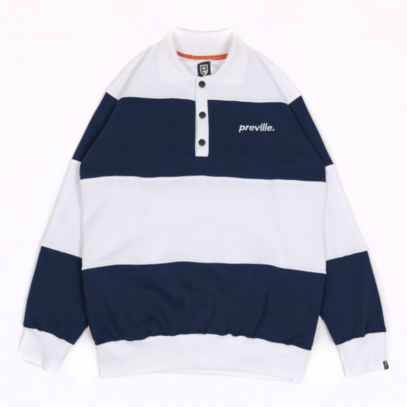 PREVILLE VINTAGE RUGBY SWEATER ORIGINAL BRAND