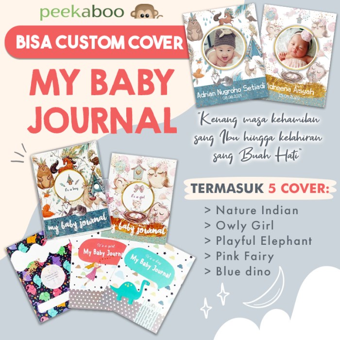 

Terlaris Baby Journal Exclusive "Adventure Series" Boy/Girl