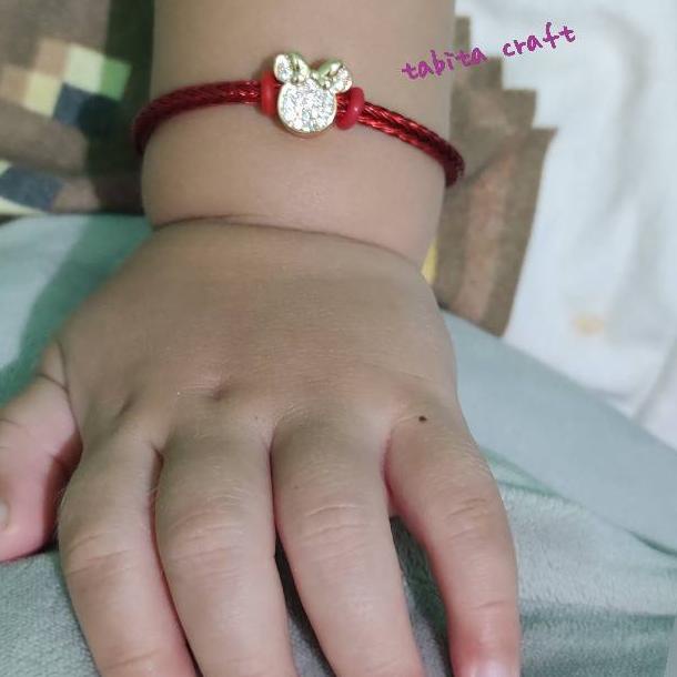 SPECIAL PRICE Gelang Anak tali kawat anti air/Xuping minnie mickey/pandora gelang kawat