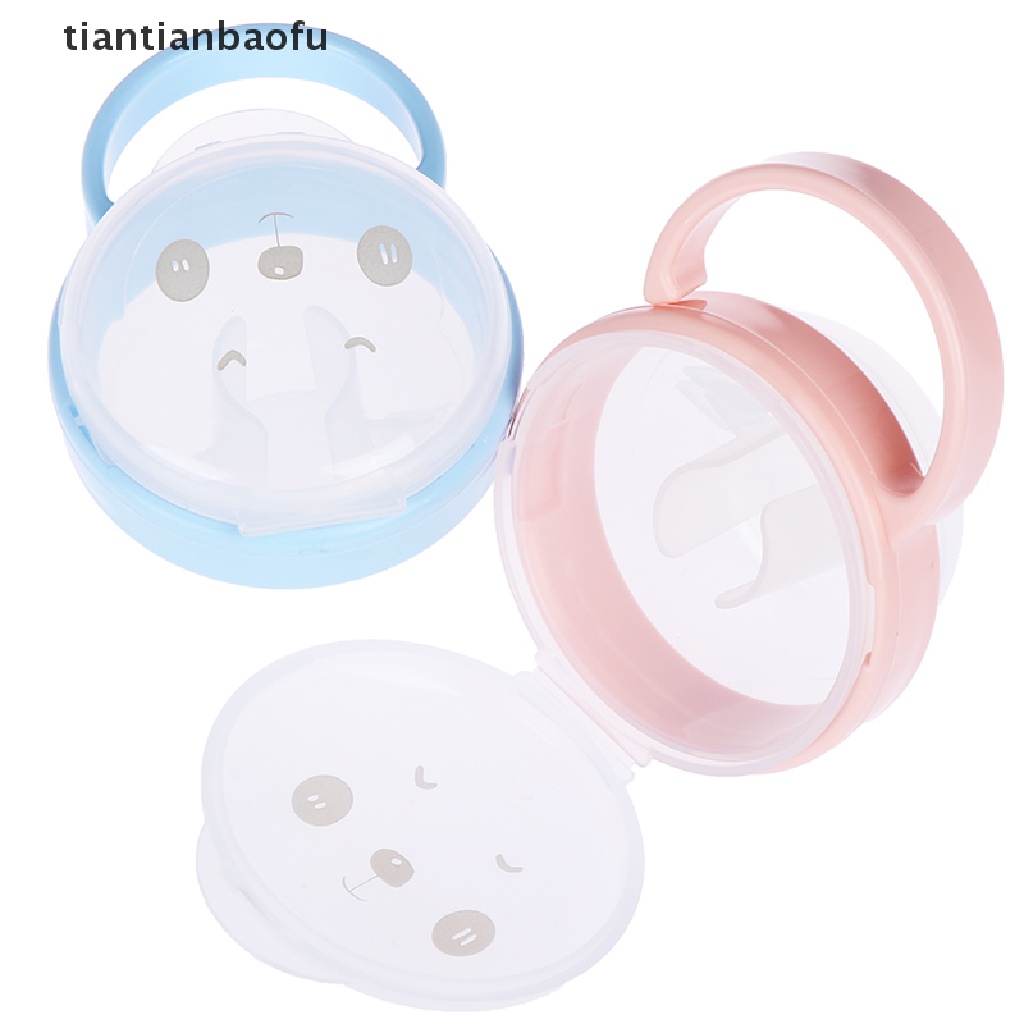 [tiantianbaofu] 1pc Dot Bayi Bayi Portabel nipple travel Penenang Wadah Dot Kotak Butik