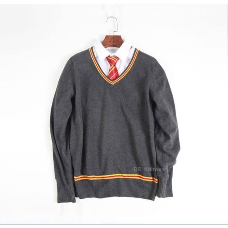 Dr. Knitwear - Sweater Rajut Harry Potter, Sweater Rajut Pria Terlaris, Sweater Rajut Pria Oblong