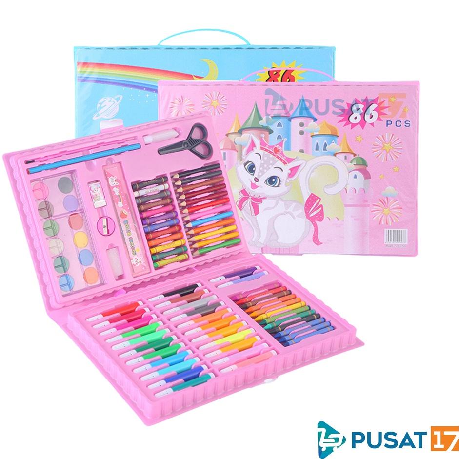 

Paling Favorit PUSAT17 ART SET 86PCS CRAYON SET 86 PCS / PENSIL WARNA CRAYON KRAYON SET / ARTSET 86PCS MEWARNAI MENGGAMBAR SET ALAT LUKIS / COLOURING SET
