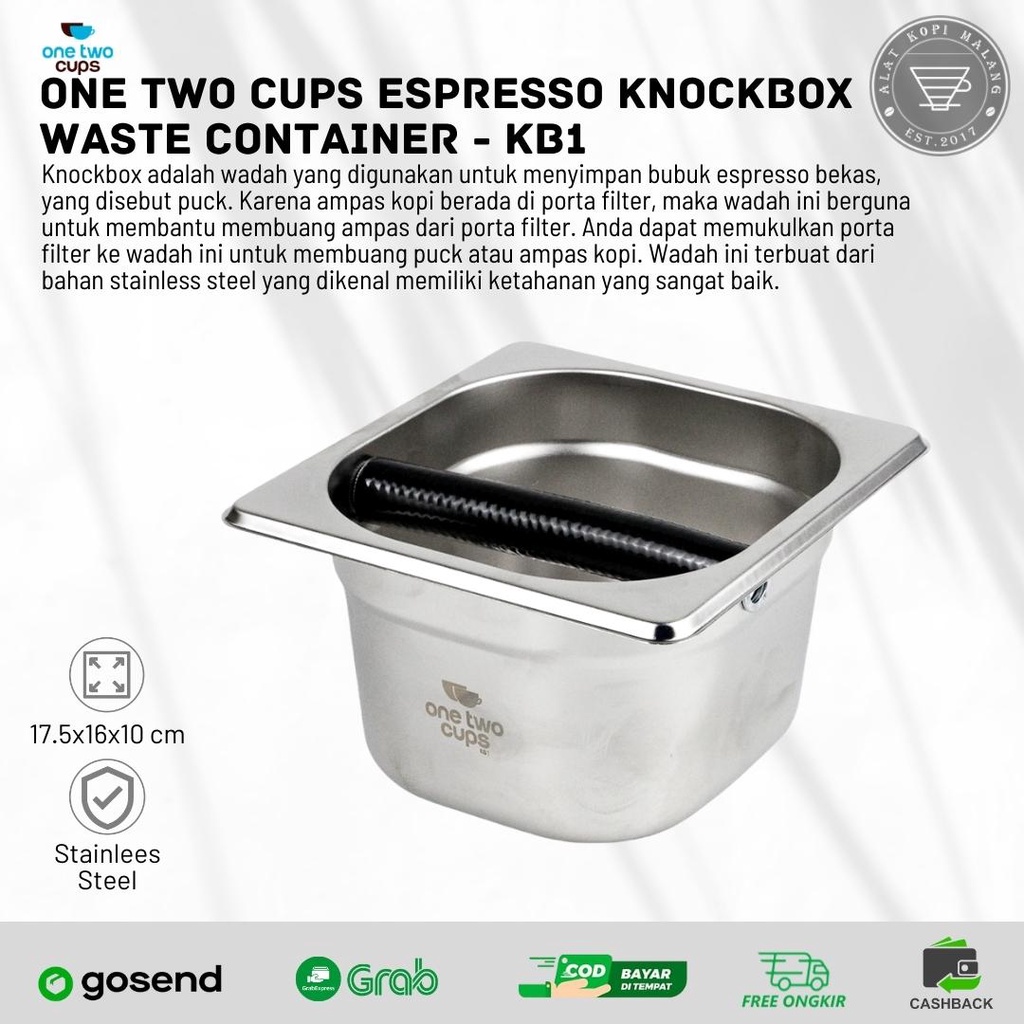 Knock Box/ Ampas wadah kopi/ Tempat ampas kopi