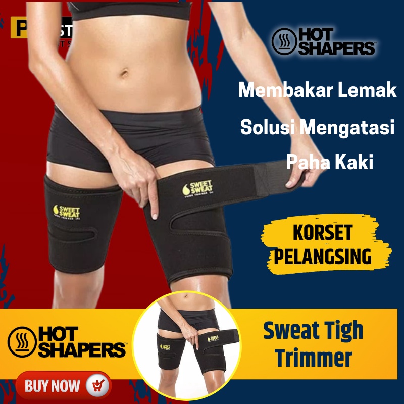 SWEET SWEAT THLGH TRLMMER BELT SABUK KORSET DEKER PAHA PELANGSING PENGECIL PAHA PRIA WANITA