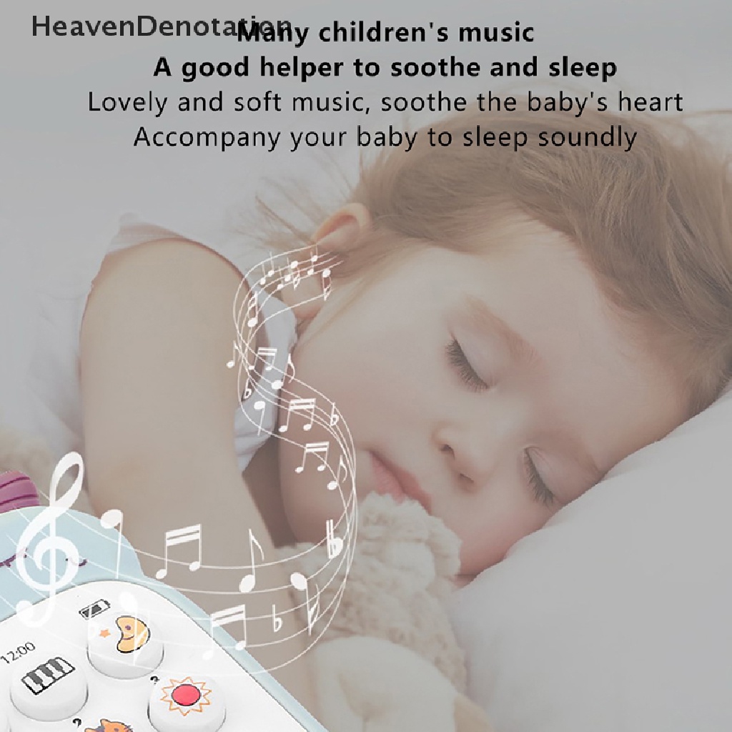 [HeavenDenotation] Mainan Telepon Bayi Musik Suara Telephone Mainan Tidur Dengan Teether Simulasi Telepon Anak Bayi Edukasi Dini Mainan Anak Hadiah HDV