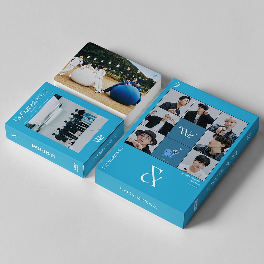 55pcs/box Album Foto Bangtan Boys WE Photocards Photobook Kartu Lomo JIMIN JIN J-HOPE V RM JK SUGA Kpop Postcards