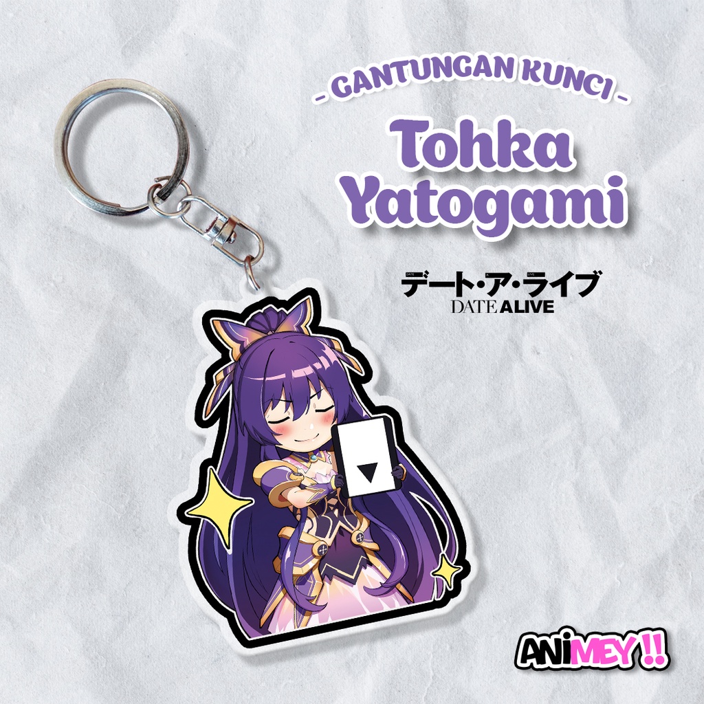 Gantungan Kunci Tohka Yatogami / Keychain / Ganci Akrilik