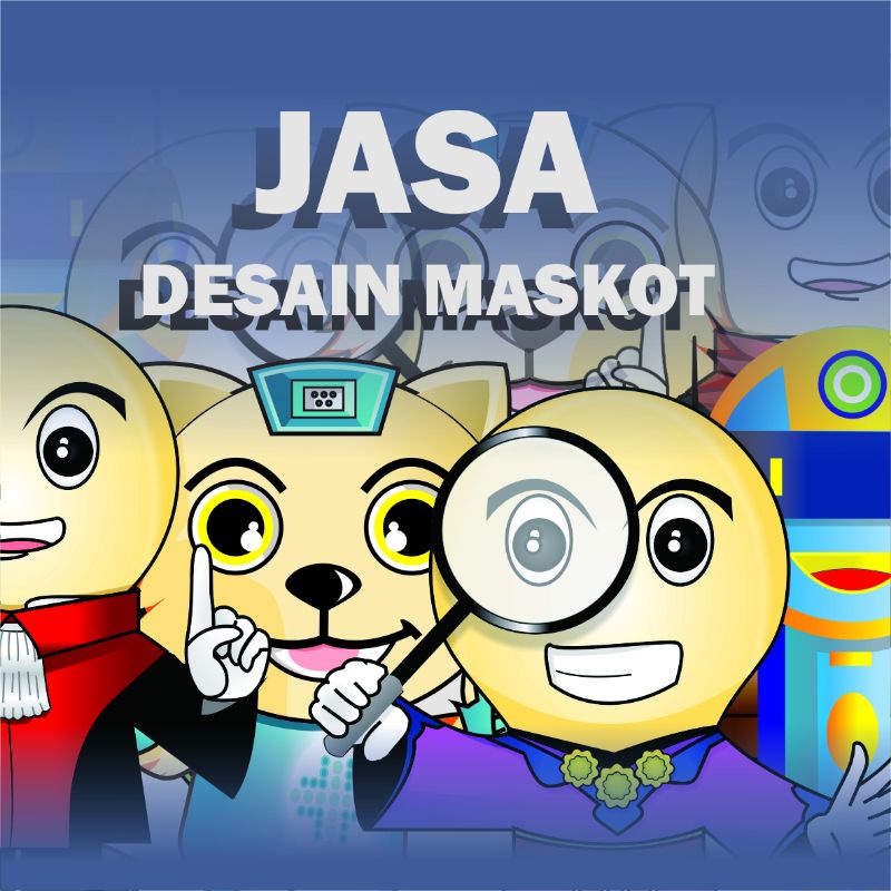 Jasa Desain Karakter Maskot Logo Kegiatan | Maskot Logo Produk