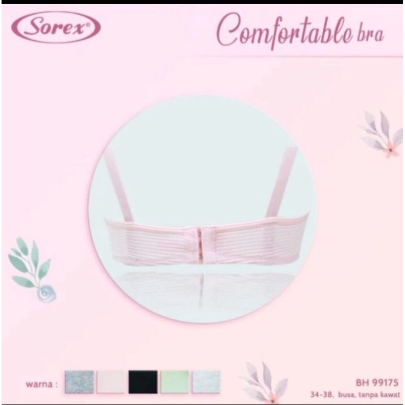 Bra bh Sorex Busa tanpa kawat 99175