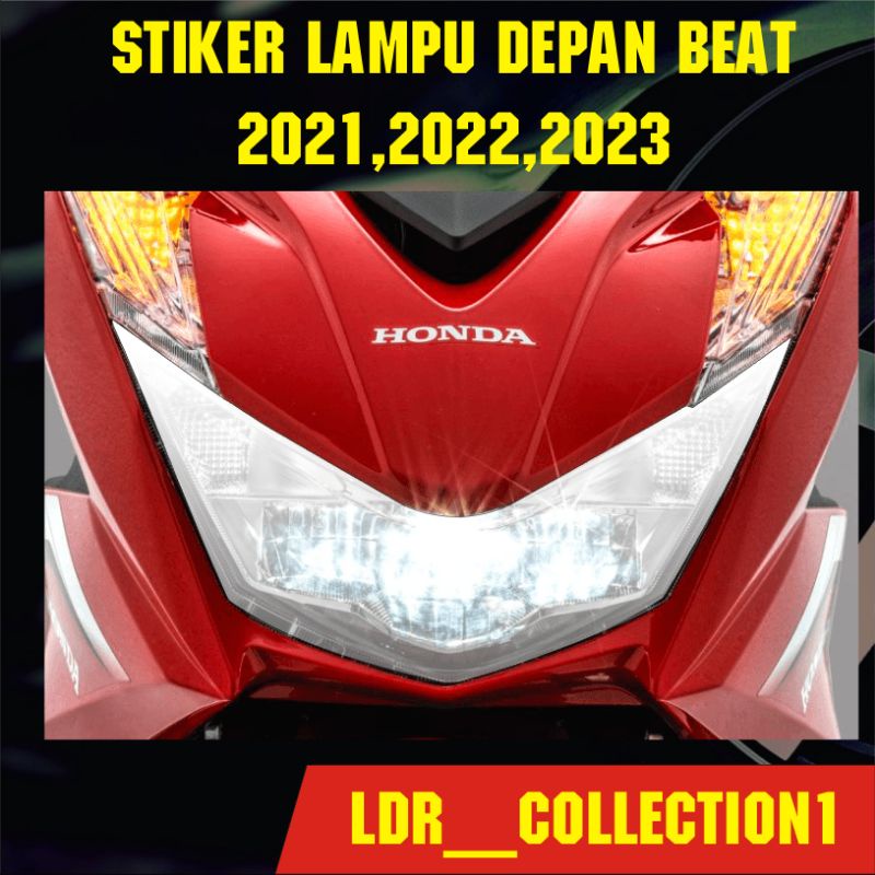 stiker cutting sticker lampu depan motor beat 2021,2022 dan 2023