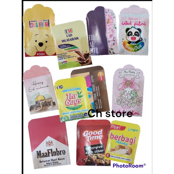 

1 BUNGKUS AMPLOP LEBARAN AMPLOP THR LIPAT 1 ( 11 CM X 9CM ) ISI 10 PCS SIAP PAKAI