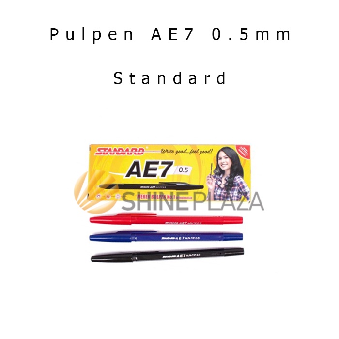 

Pulpen Standard AE7 0.5mm - Bolpen Pena Pen Semi Gel AE-7 0,5 mm