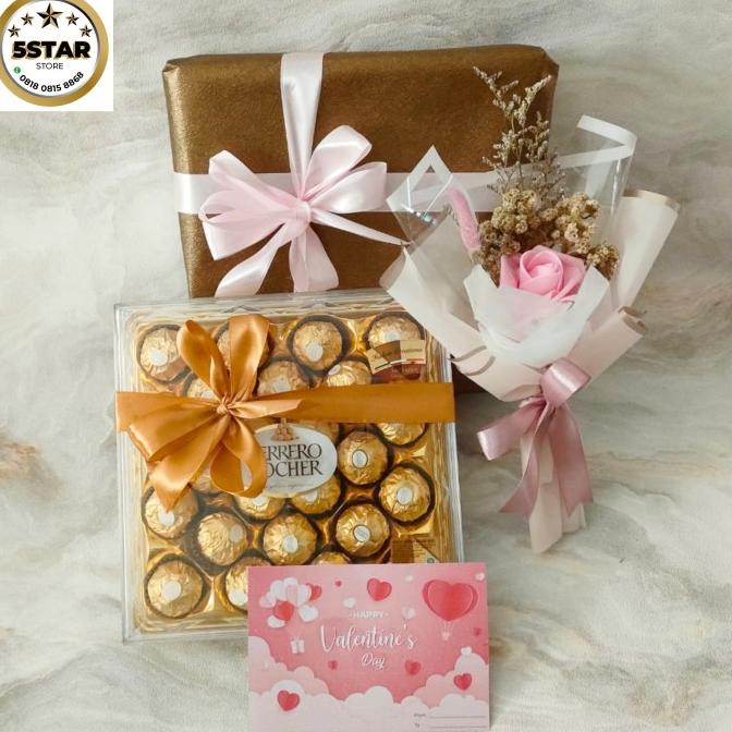 

Spesial Valentine Day Valentine Hampers / Valentine Ferrero Rocher Hampers /Valentine Gift