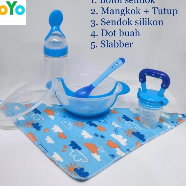 ✲ Perlengkapan Makan Bayi / Peralatan Makan Bayi Set / Alat Makan Bayi ✻