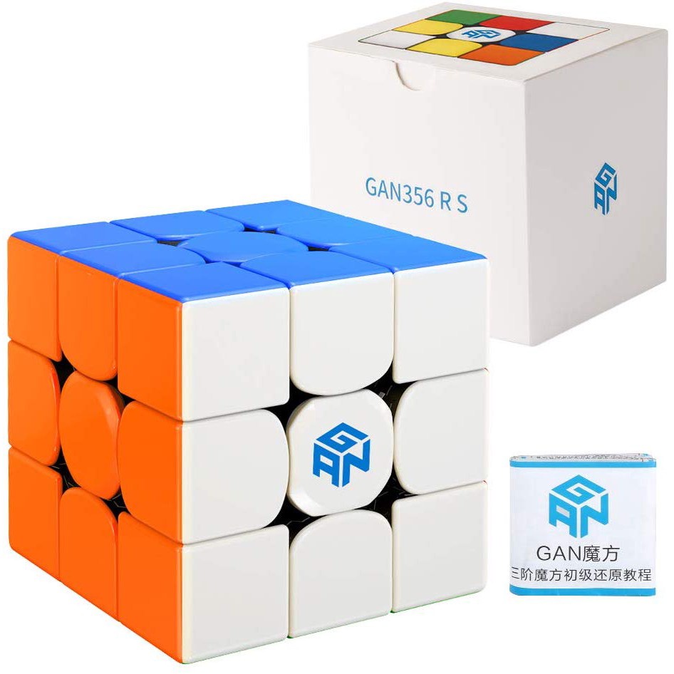 FG46DC Rubik 3x3 GAN 356 RS Stickerless - Rubik 3x3 Speed Cube GAN Cube 356 RS