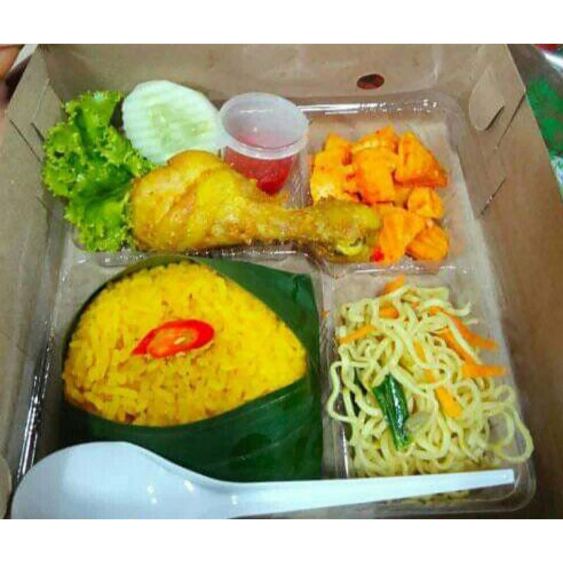 

Nasi kotak paket 25 box@19000 Halal