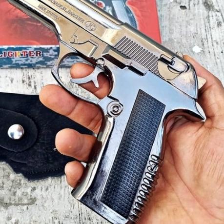 ۩ BISA COD Korek Api Pistol 1:1 Phyton Revolver 357  full Besi ❃