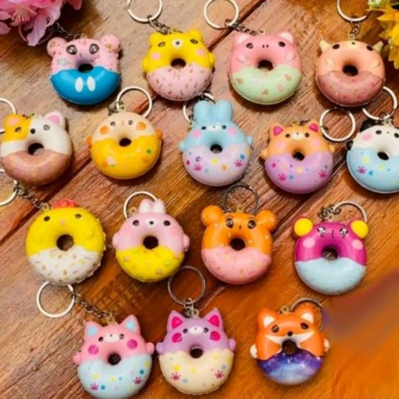 Gantungan squishy donut / gantungan squishy