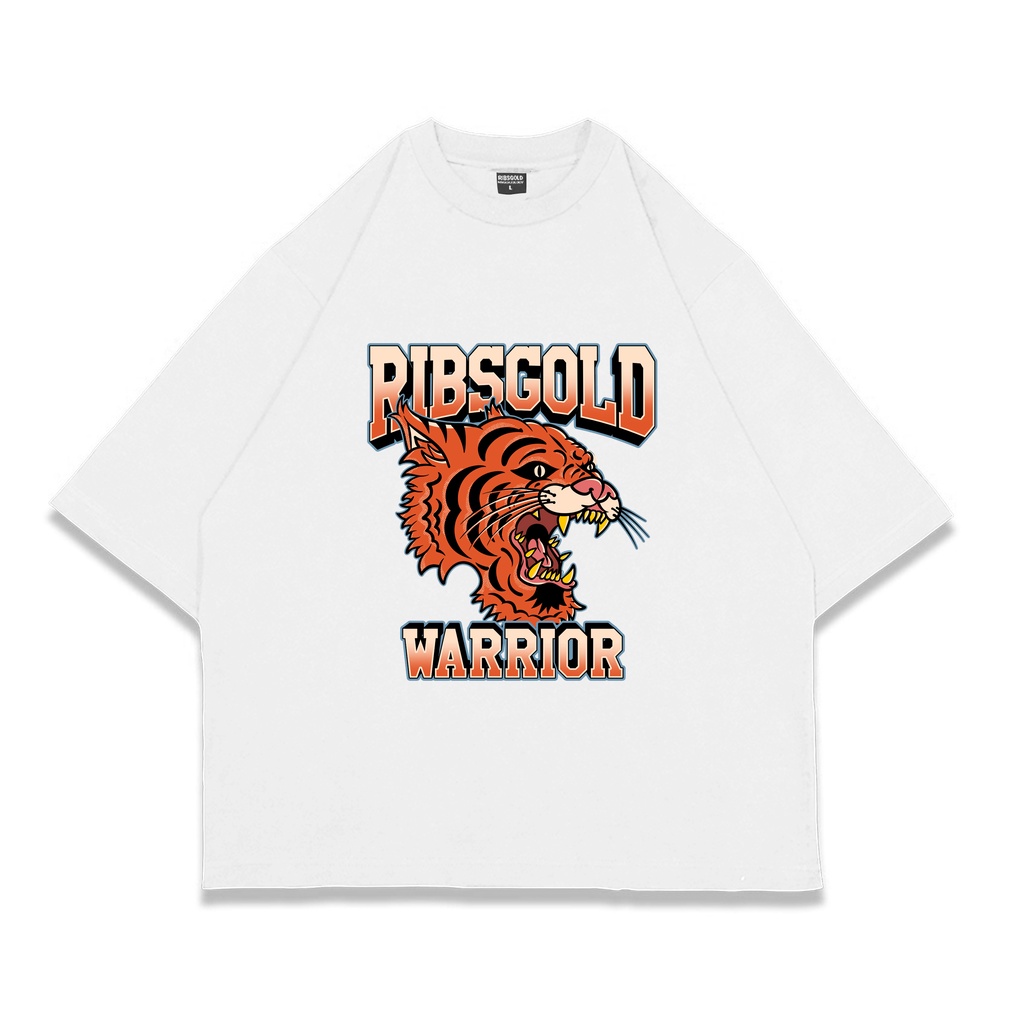 Ribsgold Kaos Oversize Graphic Pria - TigerWarrior