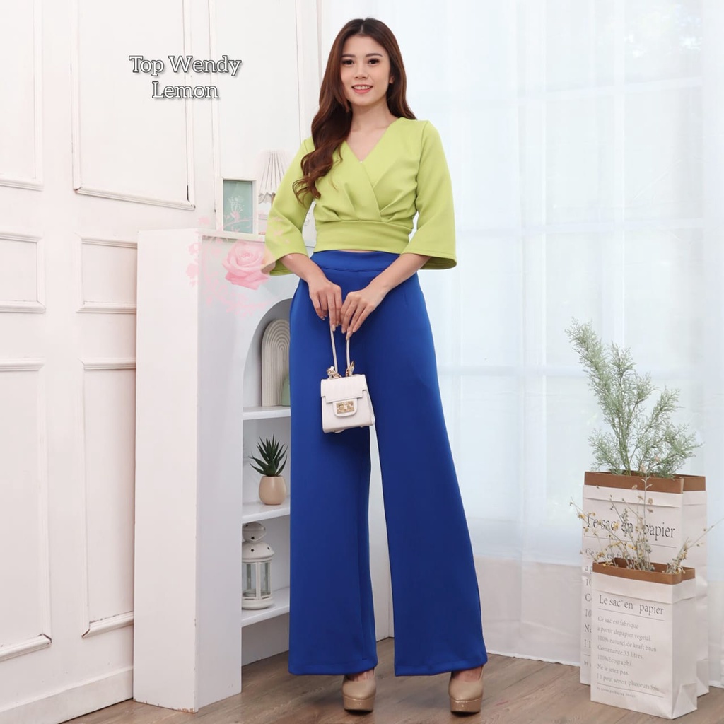 ATASAN TOP WENDY BLOUSE FASHION WANITA TERLARIS TERBARU / BAJU PESTA / PAKAIAN CEWE