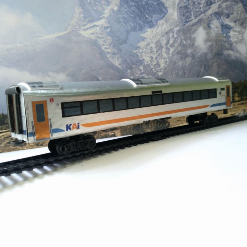 Kereta Api Indonesia | Gerbong Stenles 01 | Mainan Miniatur bisa join Rail King | Skala HO 87