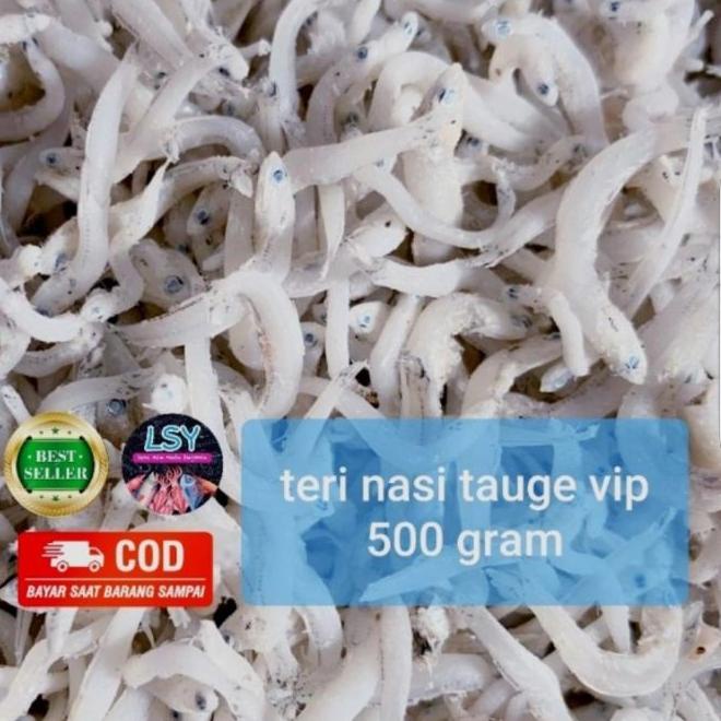 

✥ Ikan asin tn tauge vip/teri nasi size jumbo 500gr ✶