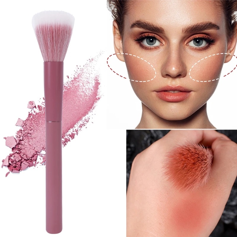 1pc Kuas Makeup Blusher/Professional Soft Fluffy Powder Brushes/Highlight Blusher Powder Alat Kosmetik
