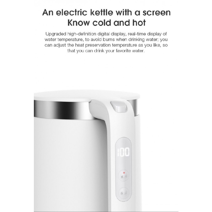 Mi Mijia Smart Kettle Pro 1.5L - Teko Listrik Pintar - Garansi Resmi