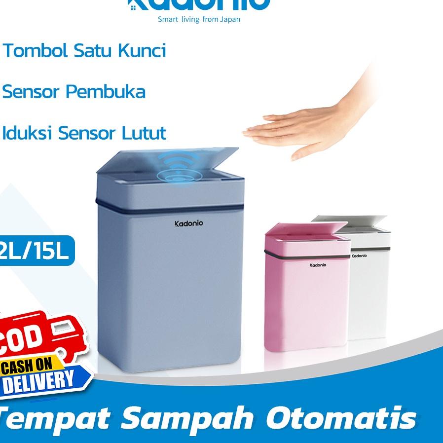 ♝ KADONIO Tempat Sampah Otomatis Sensor Infrared Kapasitas Besar KC-TB02 ◄
