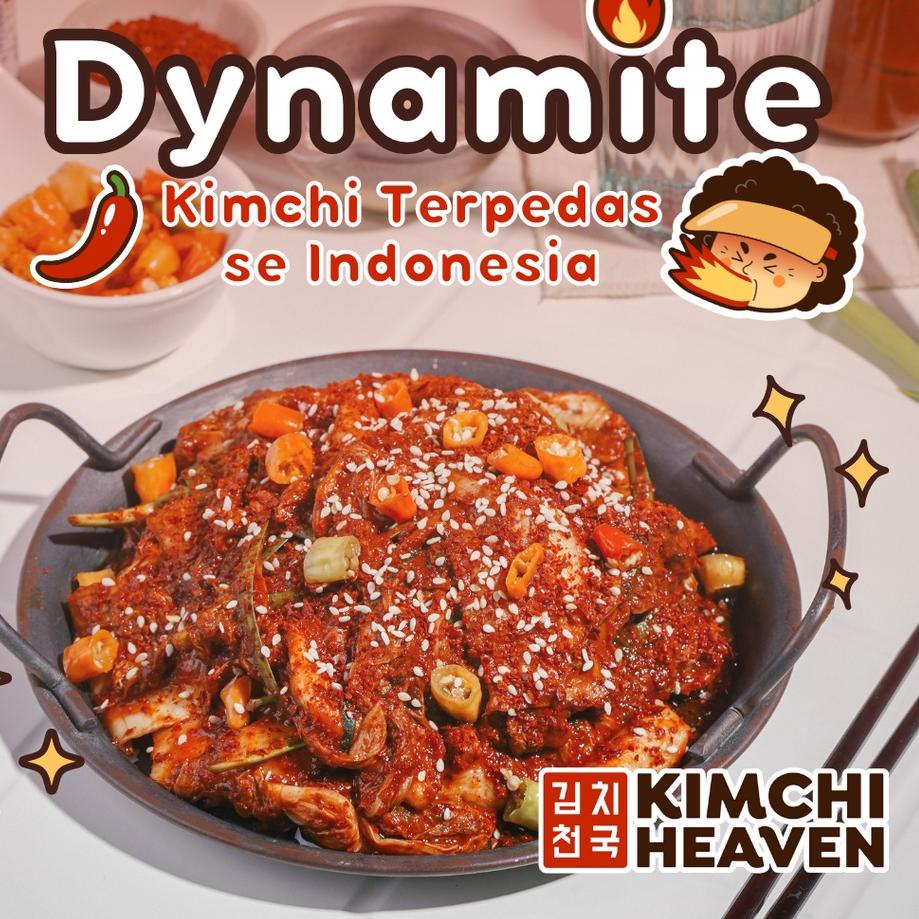 

➾ Dynamite Kimchi 500g Kimchi Heaven Kimchi Terpedas / Bul Kimchi / Spicy Hot Kimchi Pedas Korea Halal Makanan Korea Asli ✥