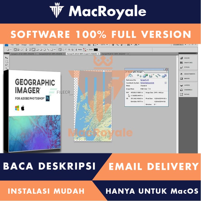 [MacOS] Avenza Geographic Imager for Ad0b3 Photoshop Full Version Lifetime Full Garansi