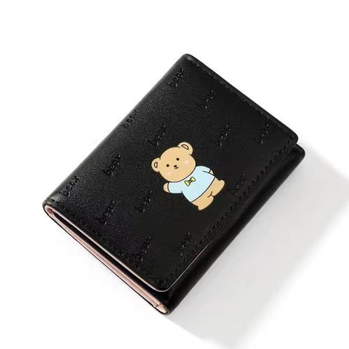 ♥DPS829♥ Dompet Cetak Wanita Cantik Dompet Mini Lipat Tiga Kali Lipat Portabel  Dompet Wanita Impor Murah Ldeal Untuk Dibawa Sehari-Hari Dan Pemberian Hadiah D247