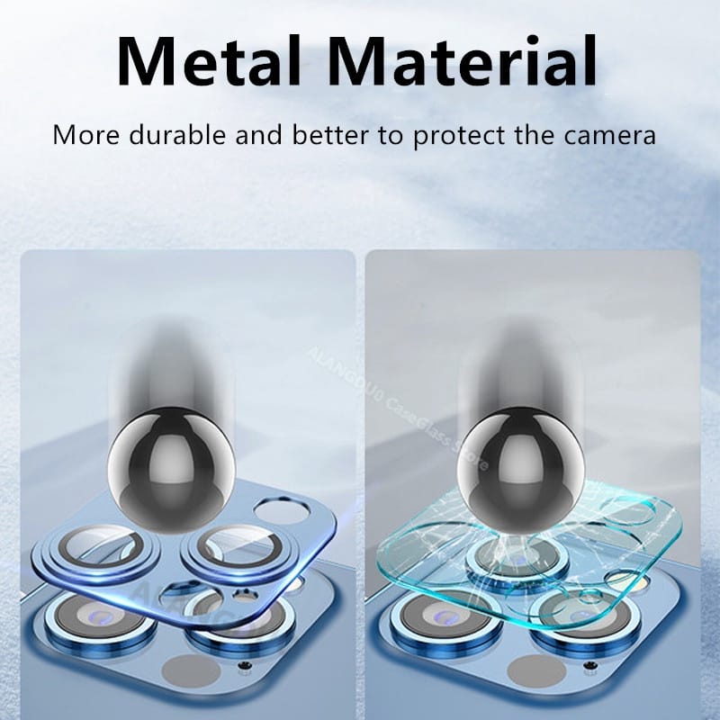 FULL COVERED RING KAMERA IPHONE 14 PROMAX 14 PRO 14 PLUS 14 RING LENSA CAMERA METAL + GLASS