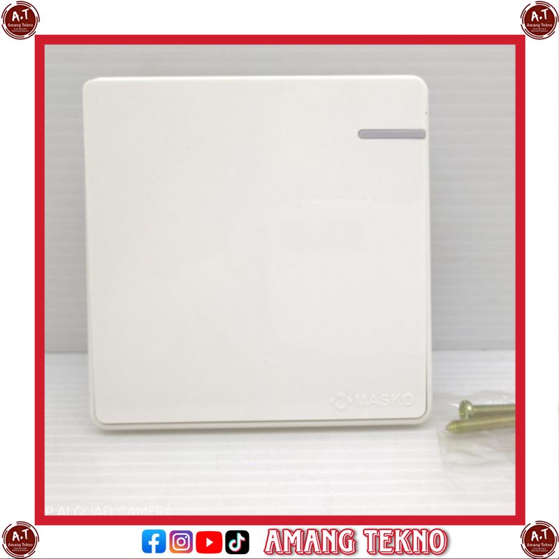 MASKO AUSTIN SAKLAR TUNGGAL ENGKEL A-611 / SINGLE SWITCH SAKLAR MEWAH BERKUALITAS