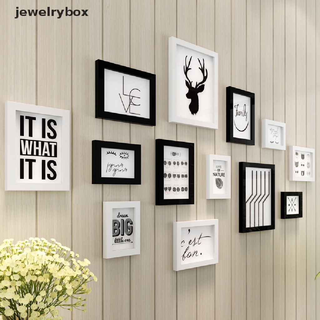 [jewelrybox] 10pcs Bingkai Foto Gantungan Dinding Gambar Tepuk Kuku Tembok Solid Kait Paku Non-trace Butik