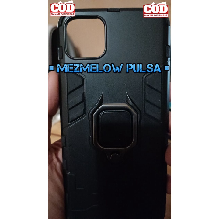 Casing Caseng Hard Case Ring Magnet Stand Case Armor Case Hardcase REALME C11 / REALME C20