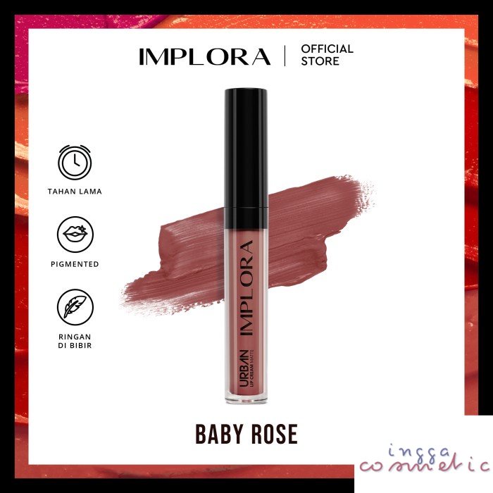 Implora Urban Lip Cream - Baby Rose No. 14
