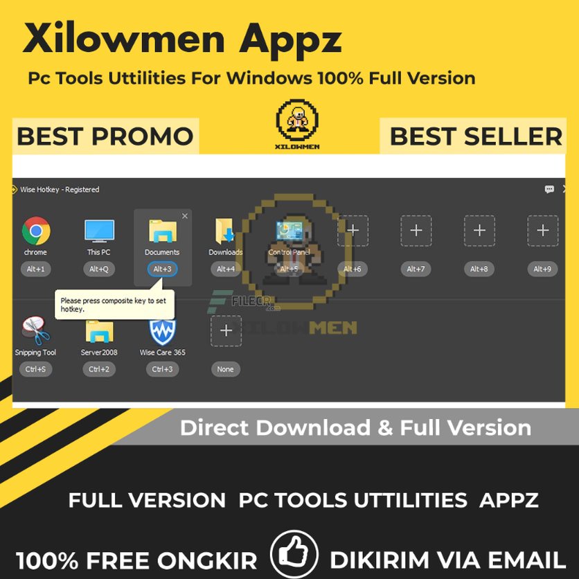 [Full Version] Wise Hotkey Pro PC Tools Software Utilities Lifetime Win OS