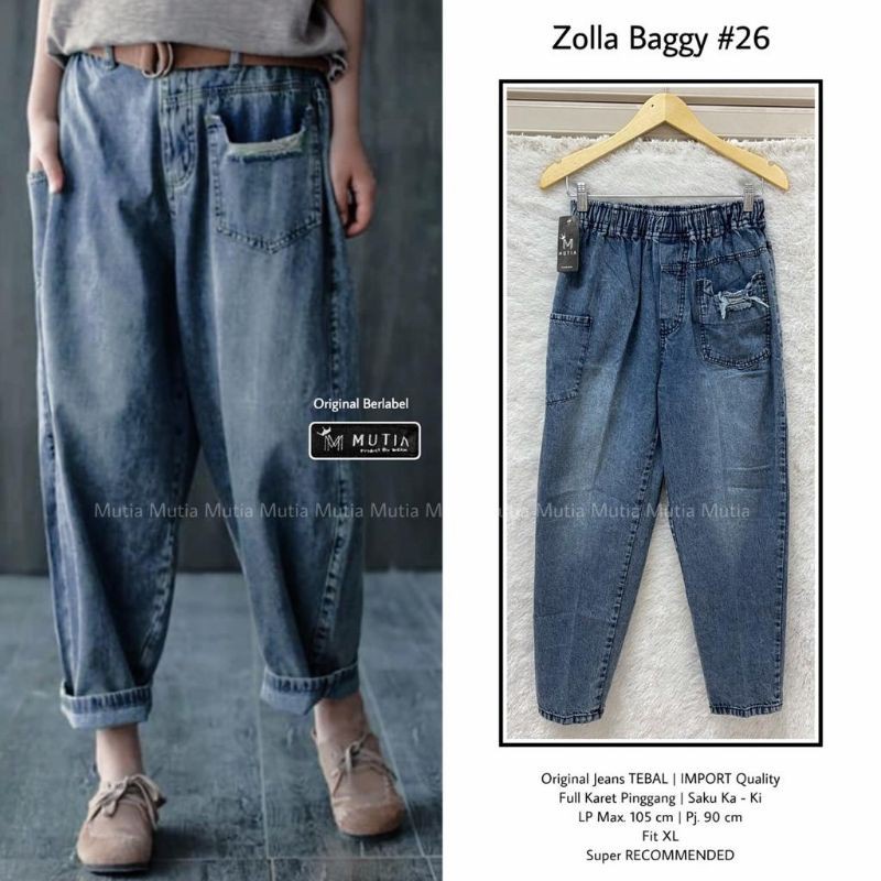 Celana Boyfriend Jeans Saku #26